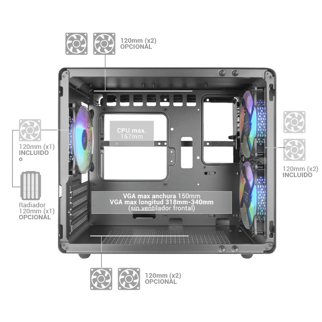 Dimensiones · MC400