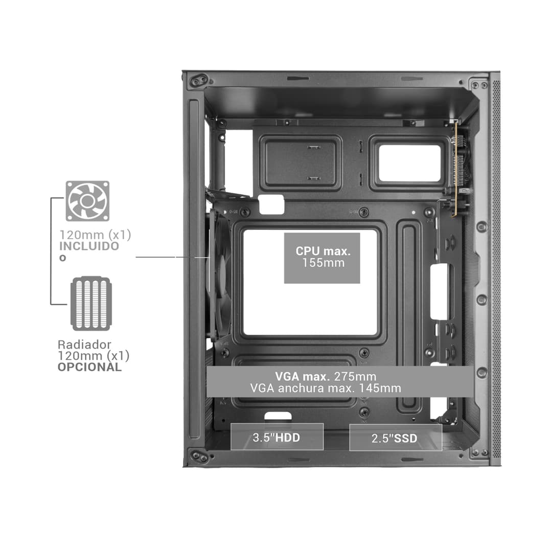 Dimensiones · MC-MESHPRO