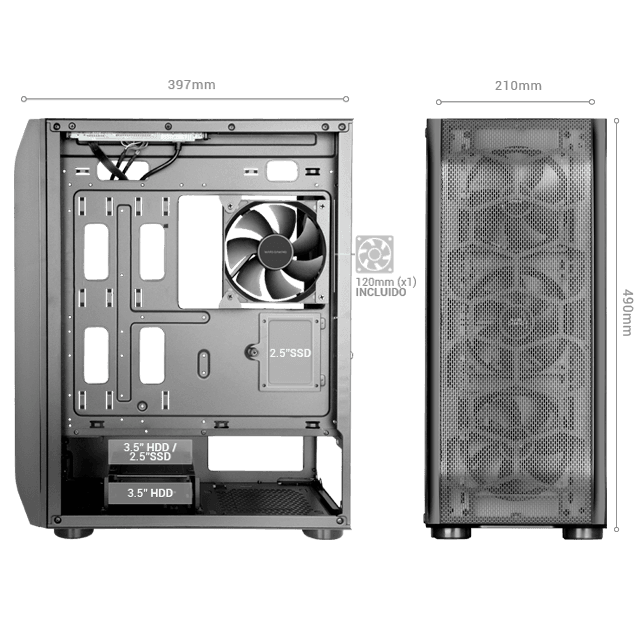 Dimensiones · MC-PRO2