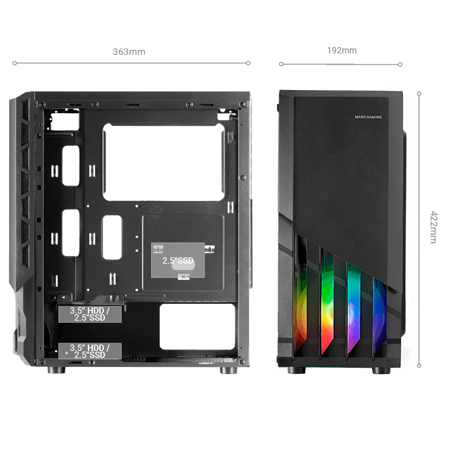 Dimensiones · MC-X2