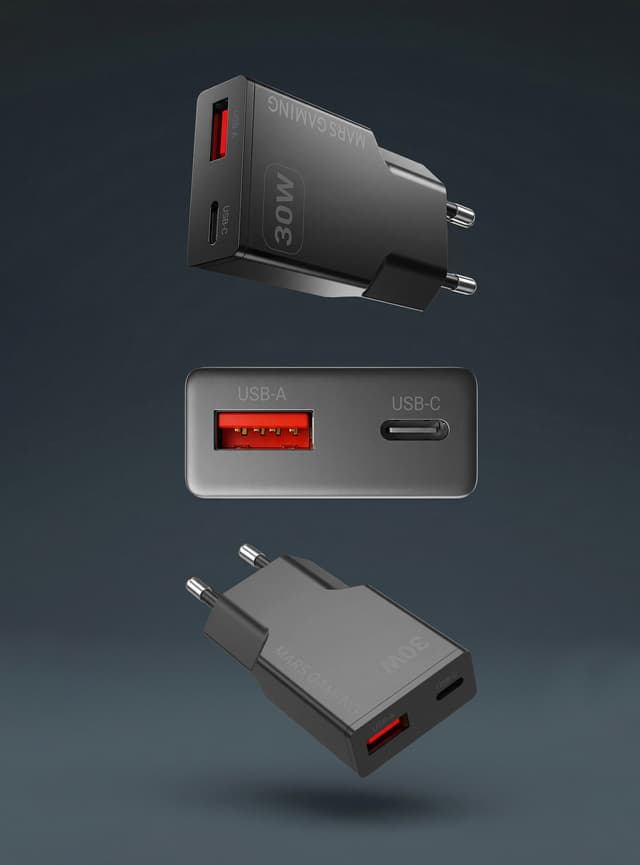 DOBLE PUERTO USB — detalle 2