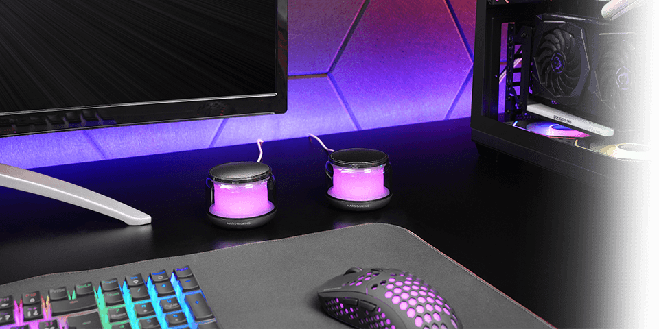 Diseño compacto RGB 360º