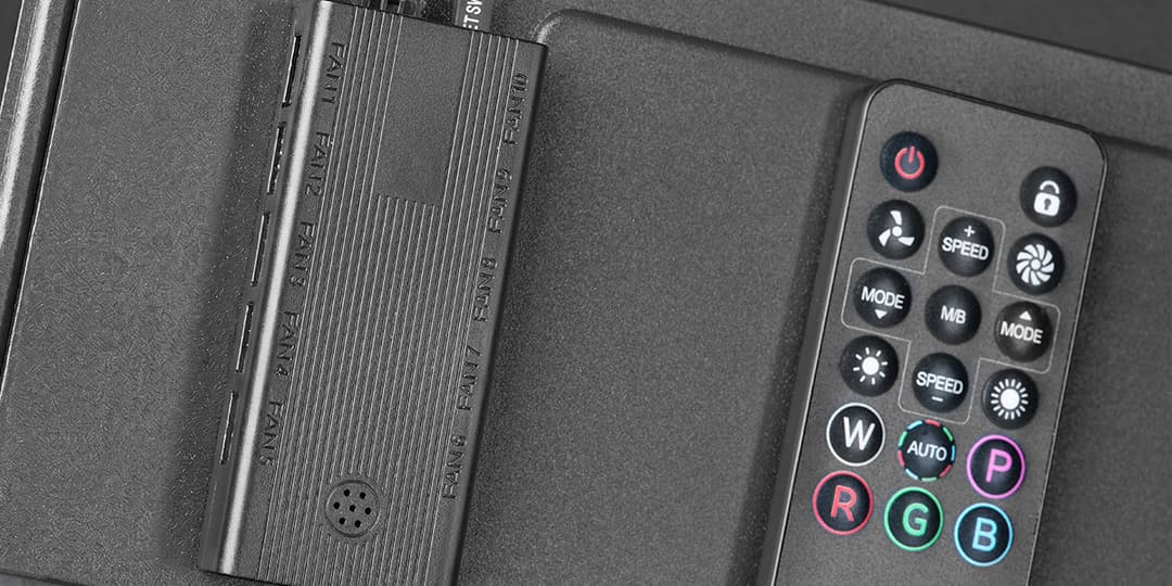 HUB DE CONTROL PWM+ARGB CON MANDO RF